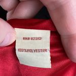 Aryeh 🌞 Black Over Red Satin Cut Out Detail Sleeveless Midi Dress Photo 4