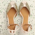 Emma Go Jolene Glitter Champagne and Cream Heels Gold Size 7 Photo 1