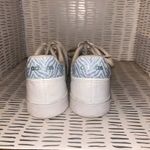 Adidas  Womens Neo Grand Court Zebra Tennis Shoes Purple‎ Aqua Size 6.5 Photo 4