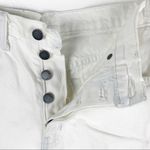 CARMAR Titania White Wash Side Zipper Frayed Hem High Waist Button Fly Size 26 Photo 4