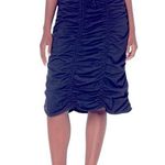 Neon Buddha Women's Jackson Ruched Skirt in Navy Blue W1731 Sz S Photo 0