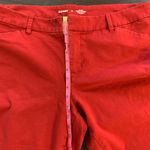 Old Navy  High Rise Pixie Skinny Pants Women‎ 20 Red Secret Smooth Pockets Crop Photo 8