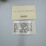 Enzo Angiolini  Woven Straw Bottom Tote Bag Purse Coral Pink Photo 8