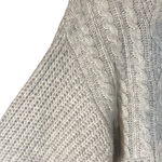 A New Day Gray Cable Knit Mock Neck Sweater Women Sz M Photo 1