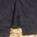 Venus  Black Lace Up Embroidered Goth Fairy Gothcore Boho Top Long Sleeve Large Photo 7