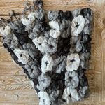 🧣Grey & Copper Metallic Infinity Scarf + BONUS Lace Scarf🧣 ~One Size Gold Photo 4