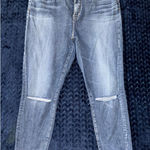 Silver Jeans Co. Robson Distressed High Rise Skinny Jeans Sz 14 Photo 0