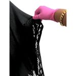 NWT Antthony Originals Poncho Womens One Size Black Fringe Knit Fashion Photo 4