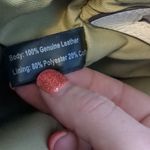 G.I.L.I. genuine leather ivory backpack handbag convertible NWOT Photo 8