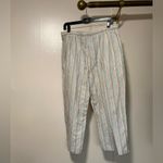 C.L.O.T.H.E.S Striped Linen Pants 54%linen 46%Rayon White Size XL Photo 7