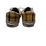Vans  Era Yellow Plaid Low Top Lace Up Sneakers Shoes Women Size 8 Men 6.5 Skater Photo 3