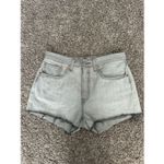Levi's Levi’s 501 Premium Denim Original Shorts Jean Cut Off Hidden Button Fly Gray 32 Photo 3