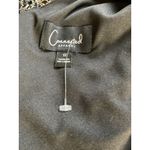 Connected Apparel Elegant Black &‎ Gold Sequin Lace Maxi Dress Sleeveless Evening Gown Photo 8