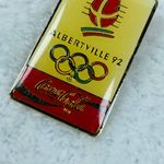 Coca-Cola Albertville France 1992 Winter Olympics Tie Tack Lapel Pin Vintage Photo 12