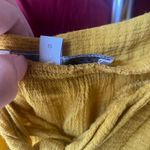 Cache To  Mustard Yellow Off The Shoulder Dress Small Photo 3