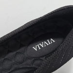 VIVAIA Scarlett Black Striped Knit Pointed Toe Kitten Heel Pumps 39.5/8.5 Photo 8