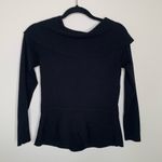 White House | Black Market  Black Portrait Neckline Sz Small Silver Buttons Photo 1