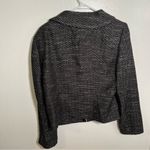 Calvin Klein Tweed Blazer Black Silver Metallic 14 Photo 4