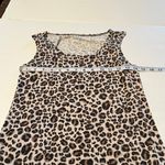 LOGO By Lori Goldstein fitted dress women's size XS extra small cheetah leopard Photo 4
