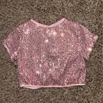 LIONESS pink tee with sparkles from princess polly Photo 0