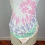 n:philanthropy  Tie Dye Bodysuit in Pink Spiral Photo 4