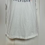 Tommy Hilfiger White Light Drawstring Long Sleeved Women’s Hoodie Sweatshirt M Photo 4