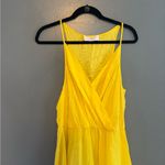 Amanda Uprichard Yellow Silk Mini Dress Photo 6