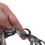 Loft Grey Snakeskin Print Strappy Sandals Summer Vacation Preppy Womens Size 7 Photo 6