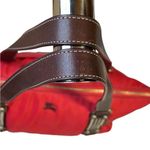 Burberry EUC- Red tote bag blue label Photo 2