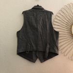 Fossil Dark Academia Preppy Androgynous Button Vest Waistcoat Jacket Photo 1