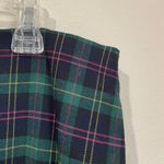 Talbots Plaid Wool Blend Academia School Preppy Scallop Hem Skirt Size 8 Photo 5