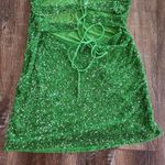 Retrofête Retrofete Astrid Sequin Dress in Kelly Green Size Large NWT Mini Sleeveless Photo 7