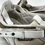 Diesel Vintage Moslette Sneakers Y2K Athletic Adjustable Strap Leather White 8.5 Photo 6