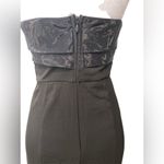 Lulus Size 2 Elegant Dress Brilliantly Bold Black Strapless Mermaid Maxi Dress Photo 8