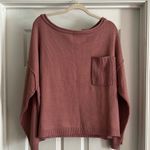 Pink Lily Cozy Mauve Sweater with Pocket Photo 0