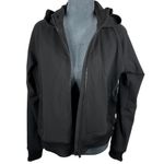 Vuori  Daily Jacket Performance Hoodie Women M Black Workout Athletic Gym Goth Photo 3