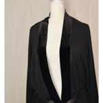 Vintage Jonquil By Diane Samandi for Neiman Marcus Black Kimono Robe sz. L Size L Photo 4
