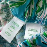 Lilly Pulitzer  Bal Harbor Palazzo Pans wide leg Cumulus Blue elastic waist XL Photo 5