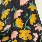 LuLaRoe Kimono Cardigan Floral Bold Lightweight Blue Pink Mustard Yellow Green Photo 8