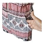 Rue 21 Sleeveless Romper Size M Pink Elephant Print Elastic-Waist 1/2-Zipper Pockets Photo 6