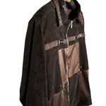 INC Women's | Rio  | Vintage Brown Suede Italy Zip Jacket Pantsuit 2 pc. Photo 1