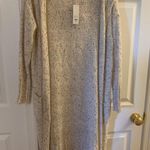 Francesca's Long Tan Cardigan Photo 0