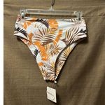 Kulani Kinis NWT  Woman’s High Waisted Swim Bottoms Size Large Poison Palms Photo 0