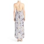 ASTR Floral Ruffle Surplice High Low Maxi Dress - M Photo 1