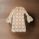 Ultra Pink  CROCHET‎  Dress Pink BOHO/FESTIVAL WEAR Pullover HIPPIE Size Small Photo 1