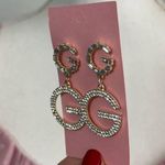 G by Guess Silver Crystal Statement Earrings Photo 1