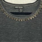 DKNY  Charcoal Tee with Metallic Detailing Photo 2