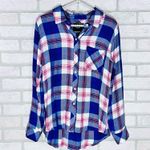 Rails Hunter Blue and Red Plaid Long Sleeve Button-Down Shirt Size XS Photo 3