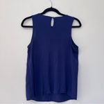 Elle  Blue Sleeveless Blouse Photo 3