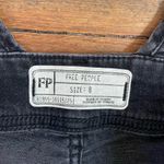 Free People A Line Wide Leg Cropped Plunging V Neck Denim Overalls - Sz 8 π§‘π Photo 11